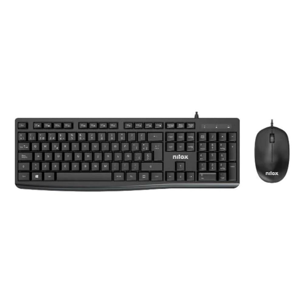 Teclado + ratón nilox nxkme0012 negro