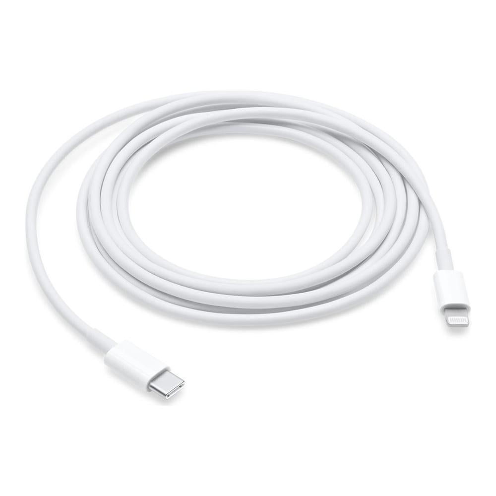 Cable USB tipo c a lightning Apple 2m - macho - macho - blanco