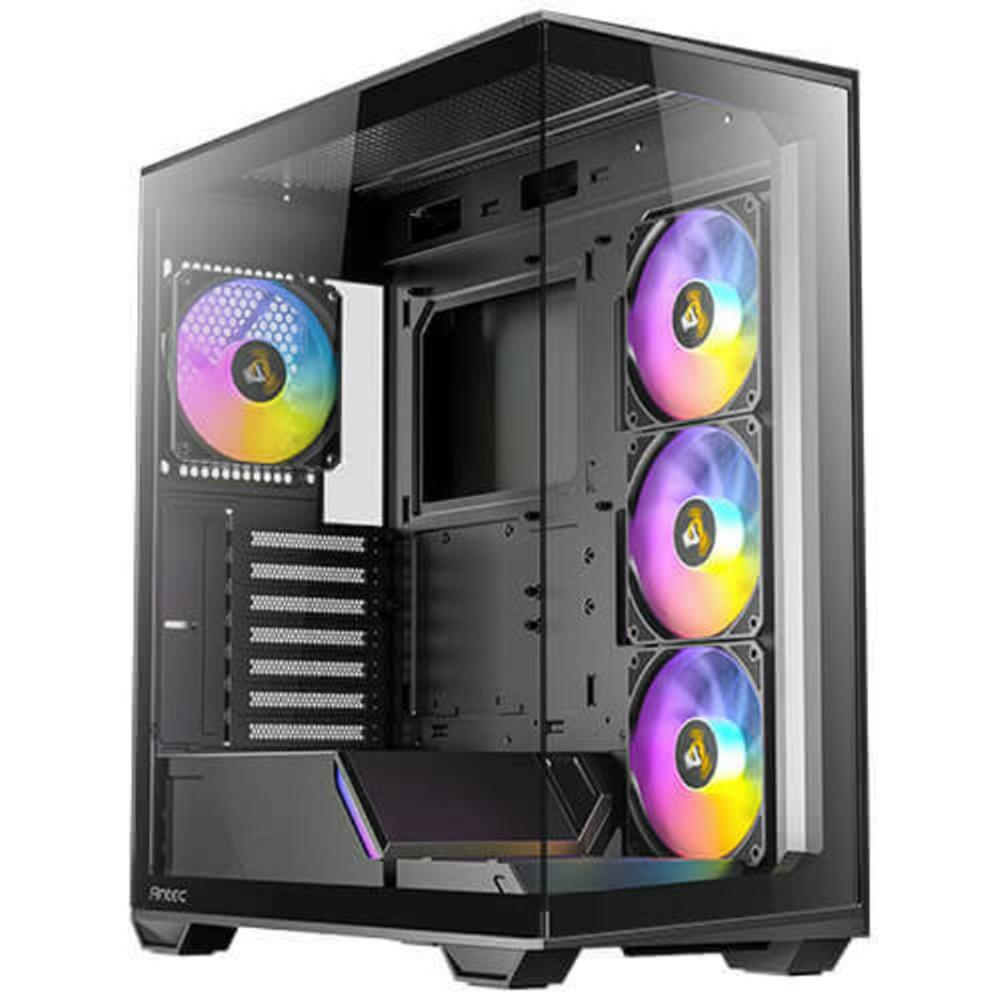 Caja ordenador gaming Antec fishtank c3 argb ATX vidrio negro