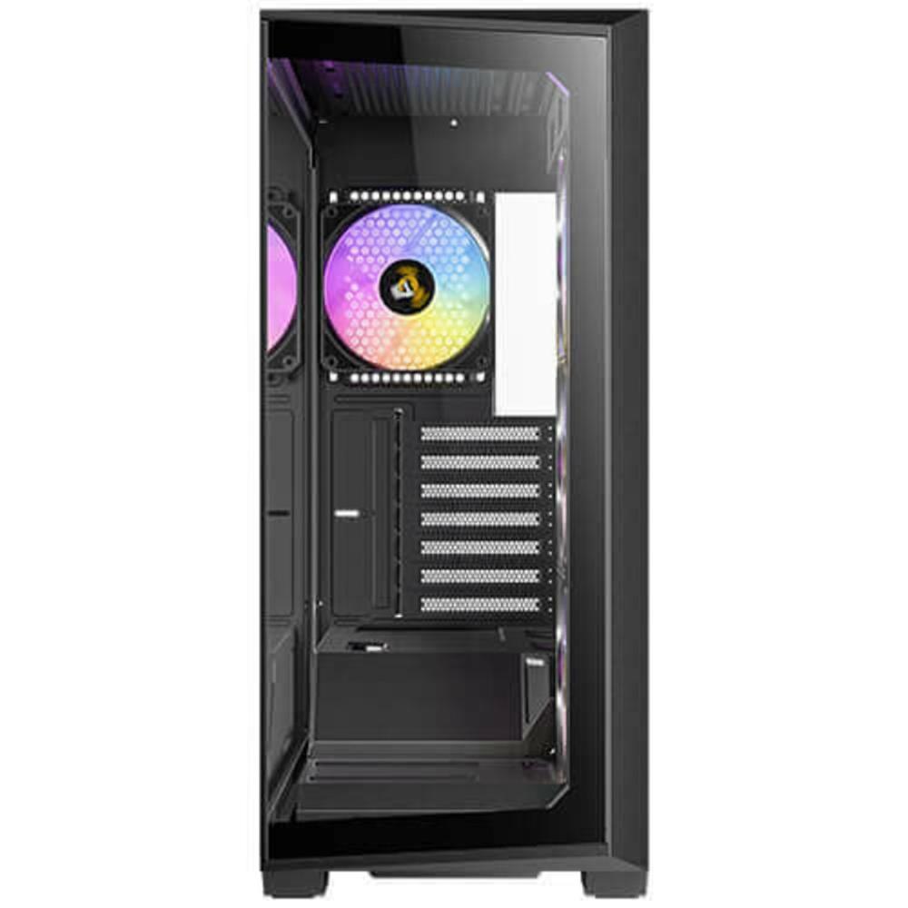 Caja ordenador gaming Antec fishtank c3 argb ATX vidrio negro