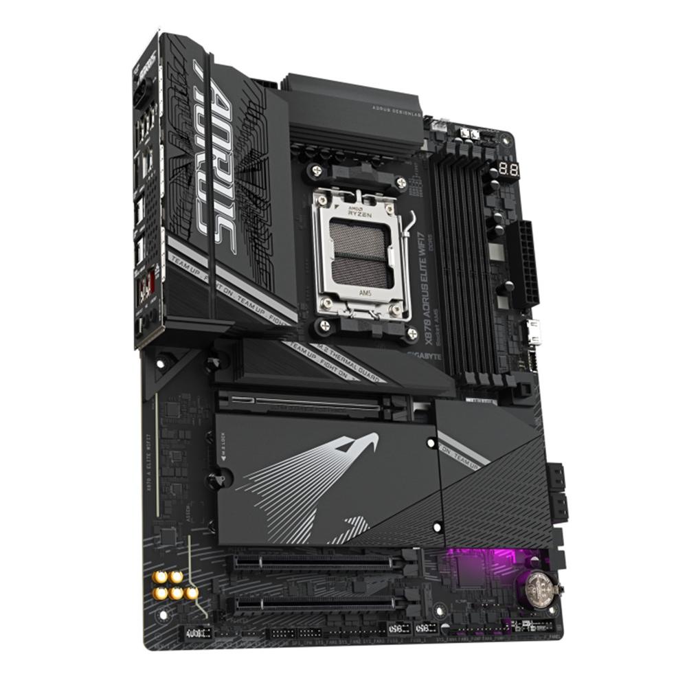 Placa base Gigabyte x870 aorus elite wifi7 am5 ATX · 4x DDR5
