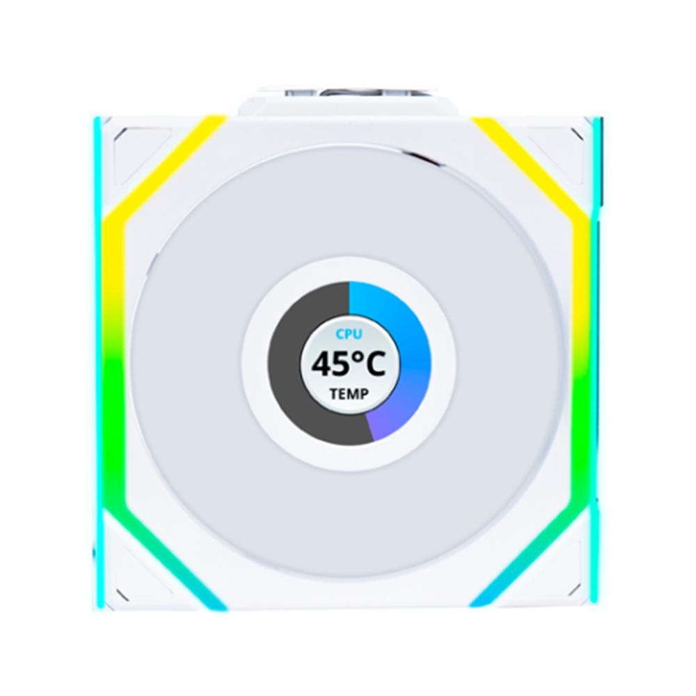 Ventilador caja lian li unifan sl inalámbrico RGB 120mm blanco