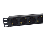 Regleta con Interruptor Phasak BNS 3535/ 8 Tomas de Corriente/ Cable 2m/ Negro