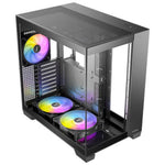 Caja ordenador gaming Antec c8 argb ATX vidrio negro