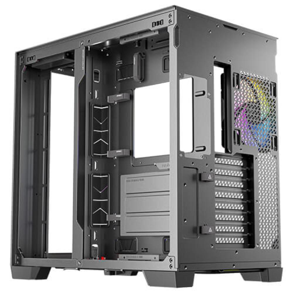 Caja ordenador gaming Antec c8 argb ATX vidrio negro