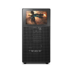 Caja ordenador gaming Nox hummer bios ATX lcd 8 pulgadas cristal templado negra