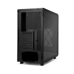 Caja ordenador gaming Nox hummer bios ATX lcd 8 pulgadas cristal templado negra