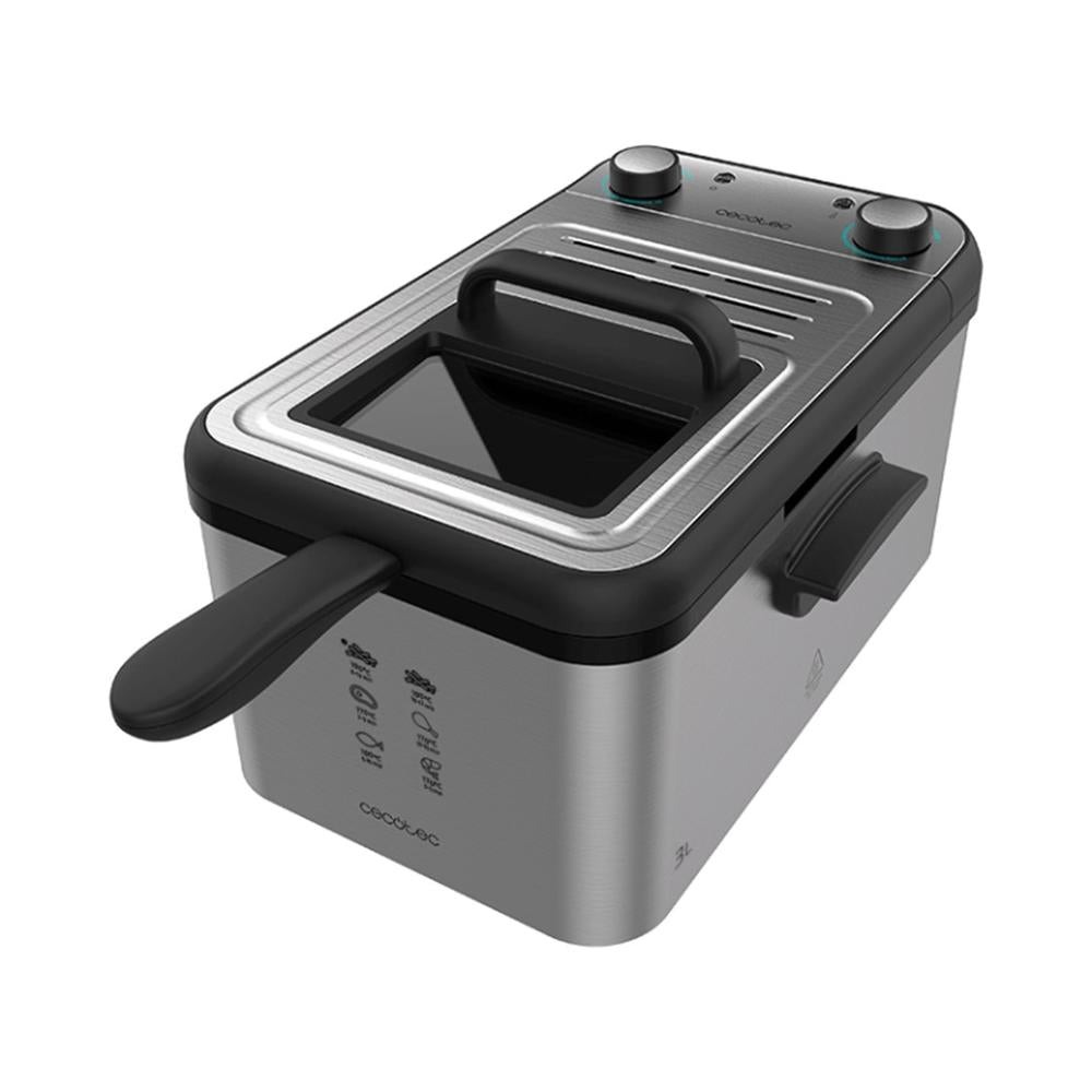 Freidora de aceite Cecotec cleanfry infinity 3000 2400w 3l