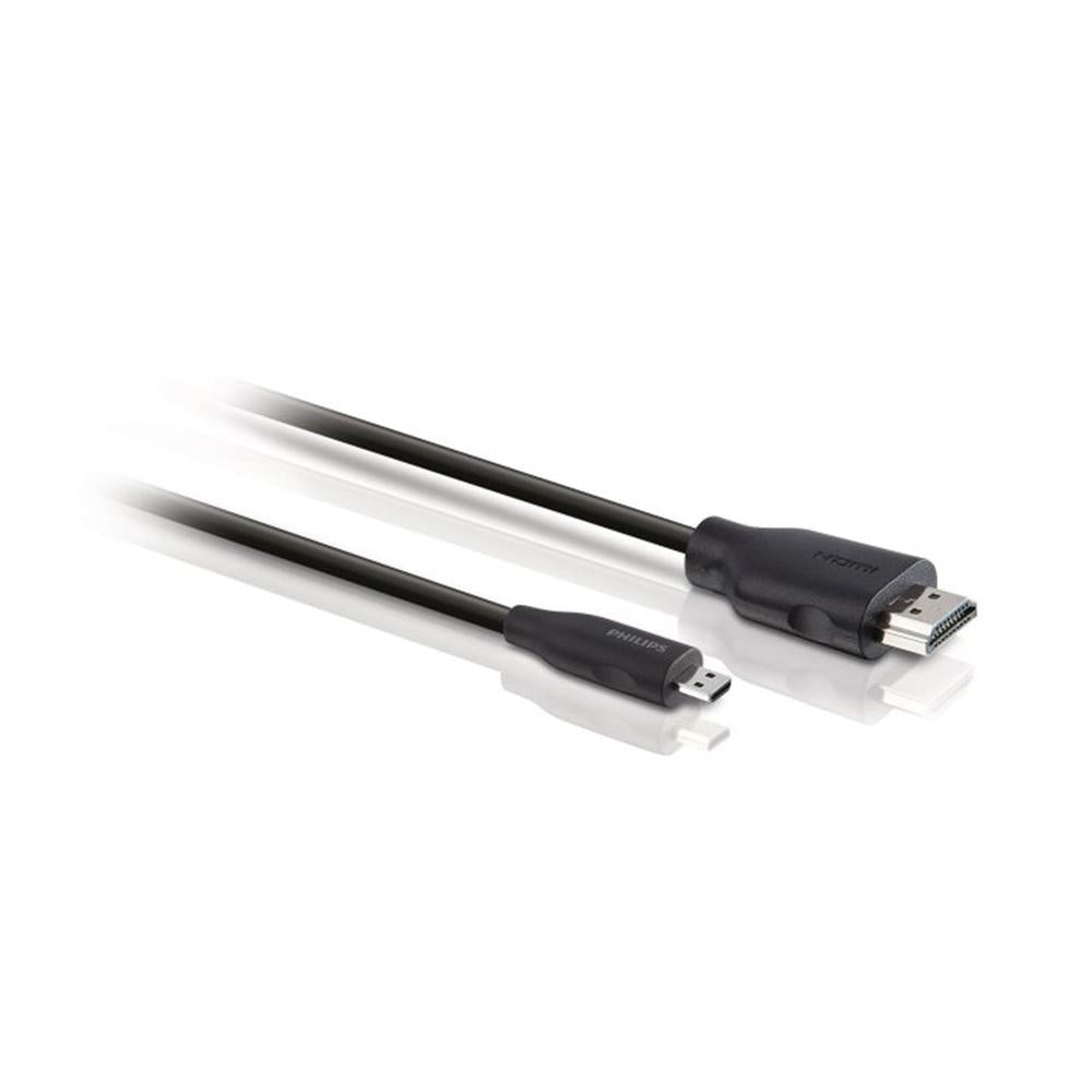 Cable micro HDMI Philips 1.5m · macho - macho · negro