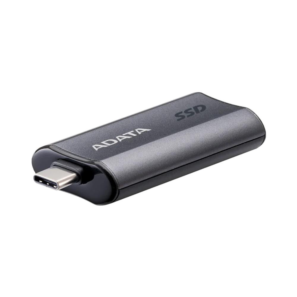 Disco duro externo SSD ADATA sc750 USB tipo c gris