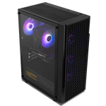 Caja ordenador gaming Nox infinity beta airflow ITX argb cristal templado negra