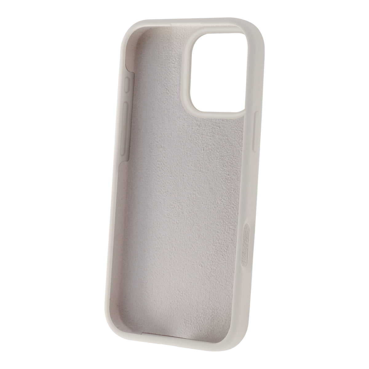Funda Muvit recycletek liquid silicone para apple iphone 16 pro max nude