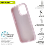 Funda Muvit recycletek liquid silicone para apple iphone 16 pro max rosa