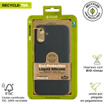 Funda Muvit recycletek liquid silicone para apple iphone 16 negra