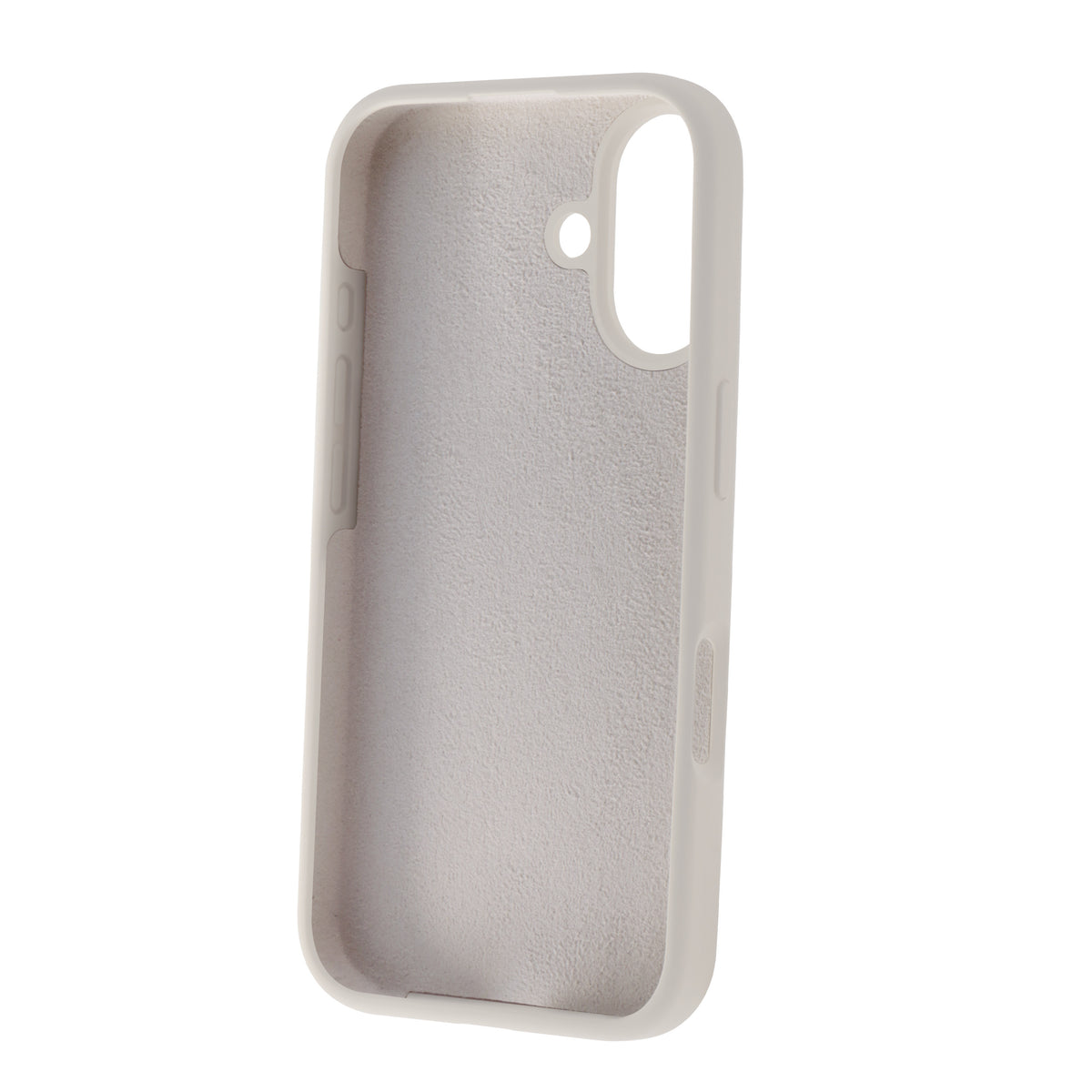 Funda Muvit recycletek liquid silicone para apple iphone 16 nude