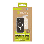 Funda Muvit recycletek magsafe para apple iphone 16 plus transparente