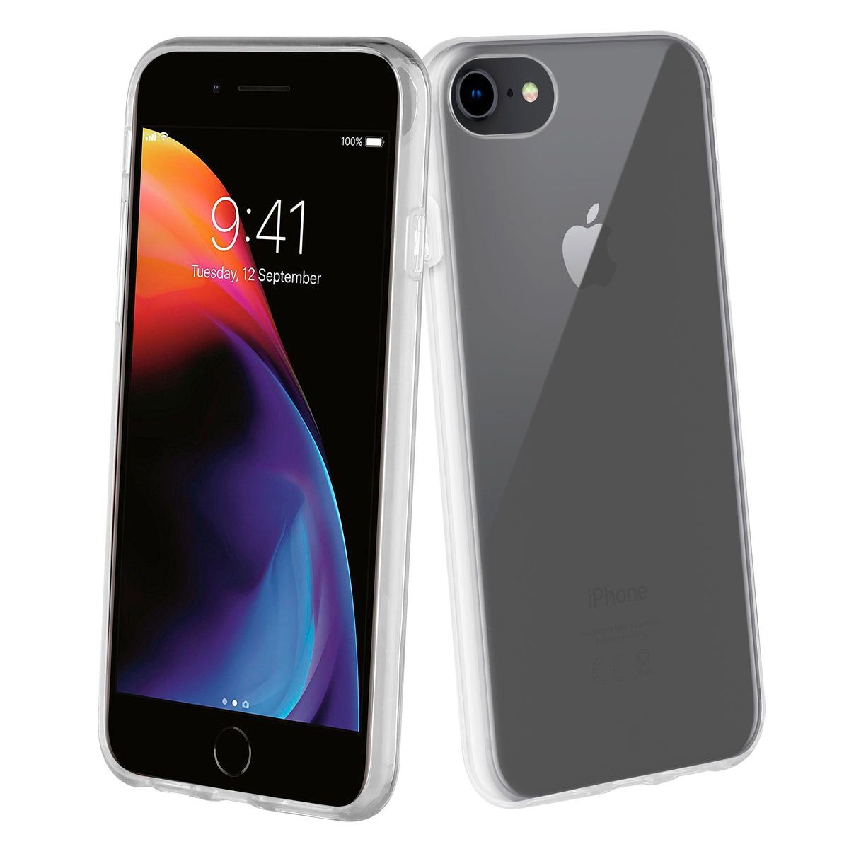 Funda Muvit recycletek antibacteriana para apple iphone se - 8 - 7 transparente