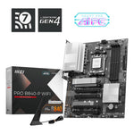 Placa base MSI pro b840 - p am5 WiFi ATX · 4x DDR5 · 3x USB 3.2 · 1x USB tipo c