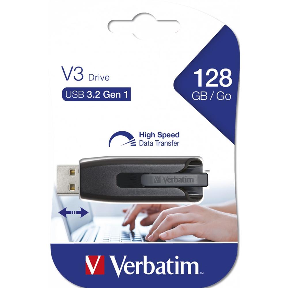 Memoria USB 3.2 Verbatim storengo 128GB negro