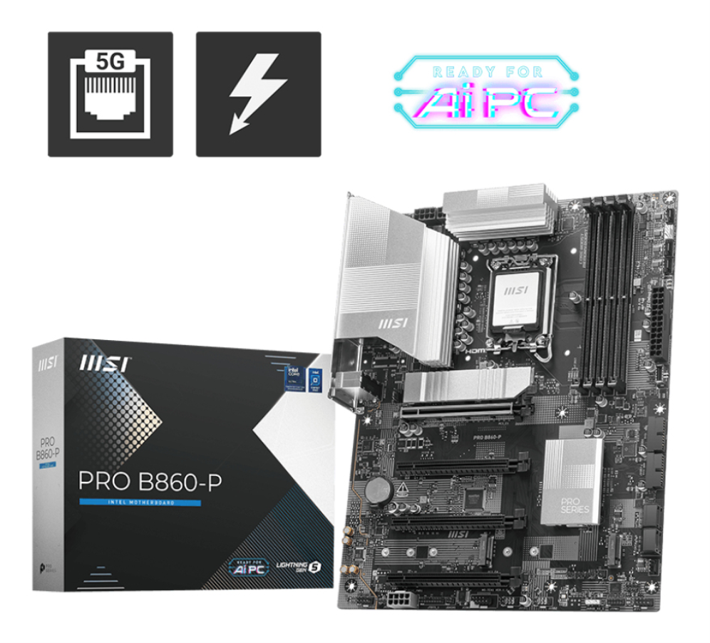 Placa base msi pro b860 - p atx