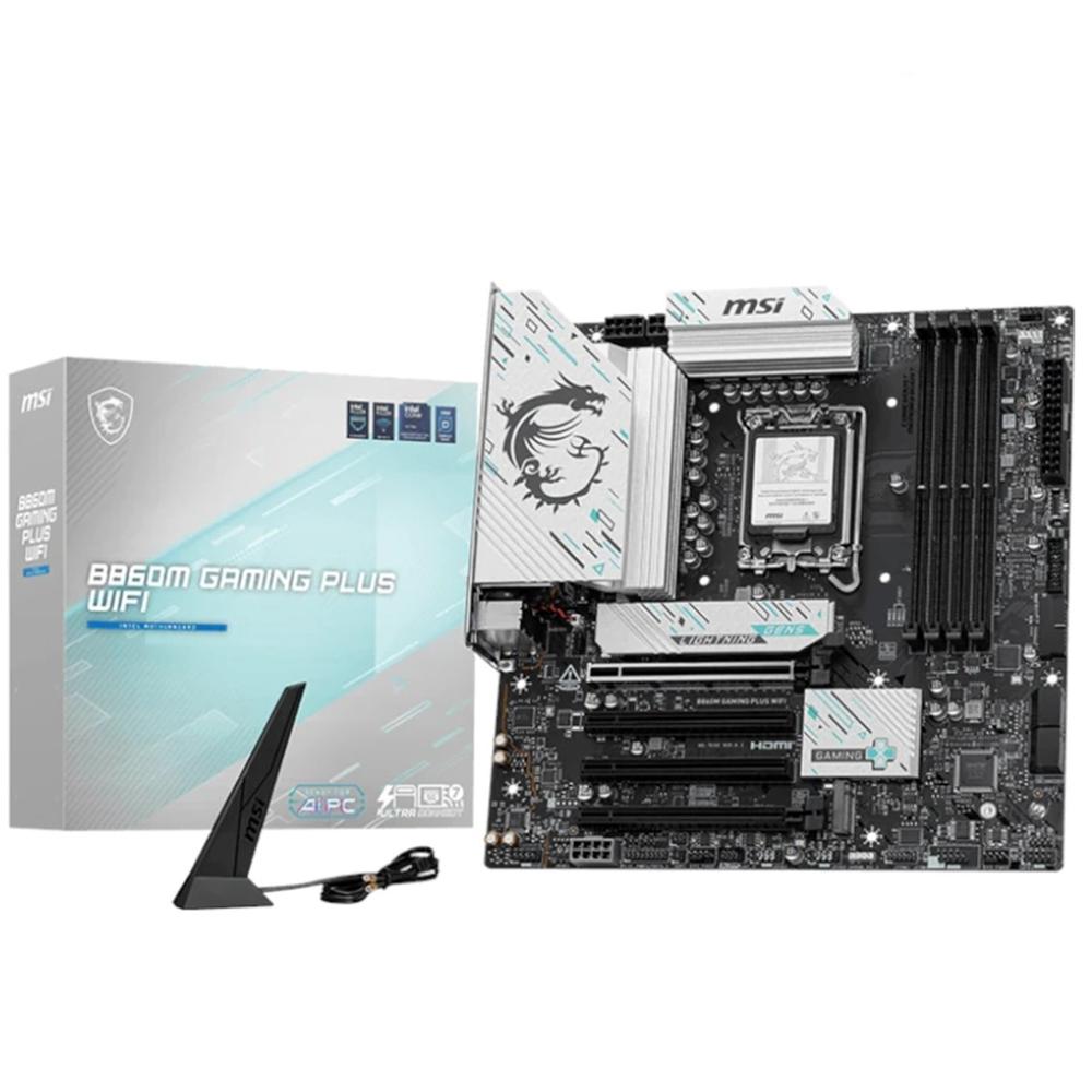 Placa base MSI b860m gaming plus WiFi mATX DDR5 lga 1851