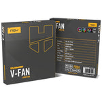 Ventilador caja Nox hummer v - fan argb espejo infinito 120mm negro