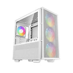 Caja ordenador gaming Deepcool ch560 RGB e - ATX cristal templado blanca