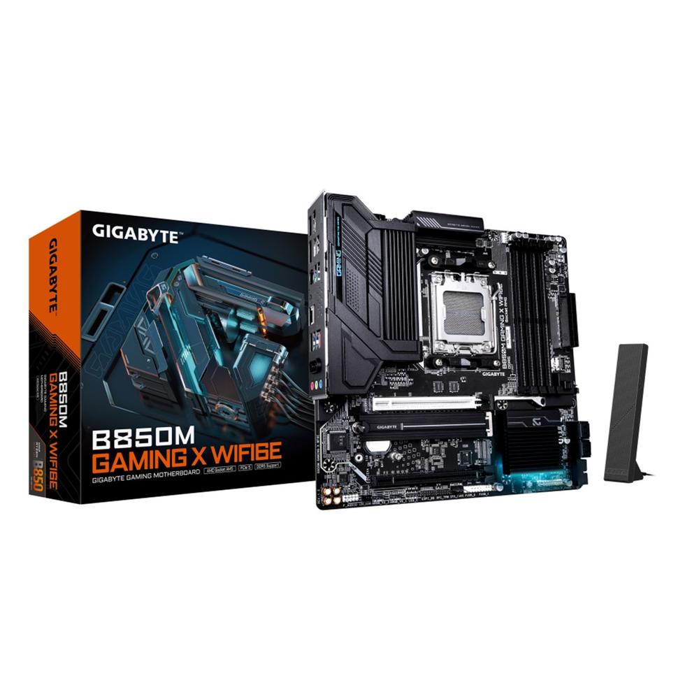 Placa base Gigabyte b850m gaming x wifi6e mATX · 4x DDR5