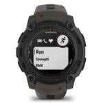 Garmin Instinct E 40 mm Negro Correa Carbón 0,86 pulgadas MIP GPS 14 días 10ATM Smartwatch