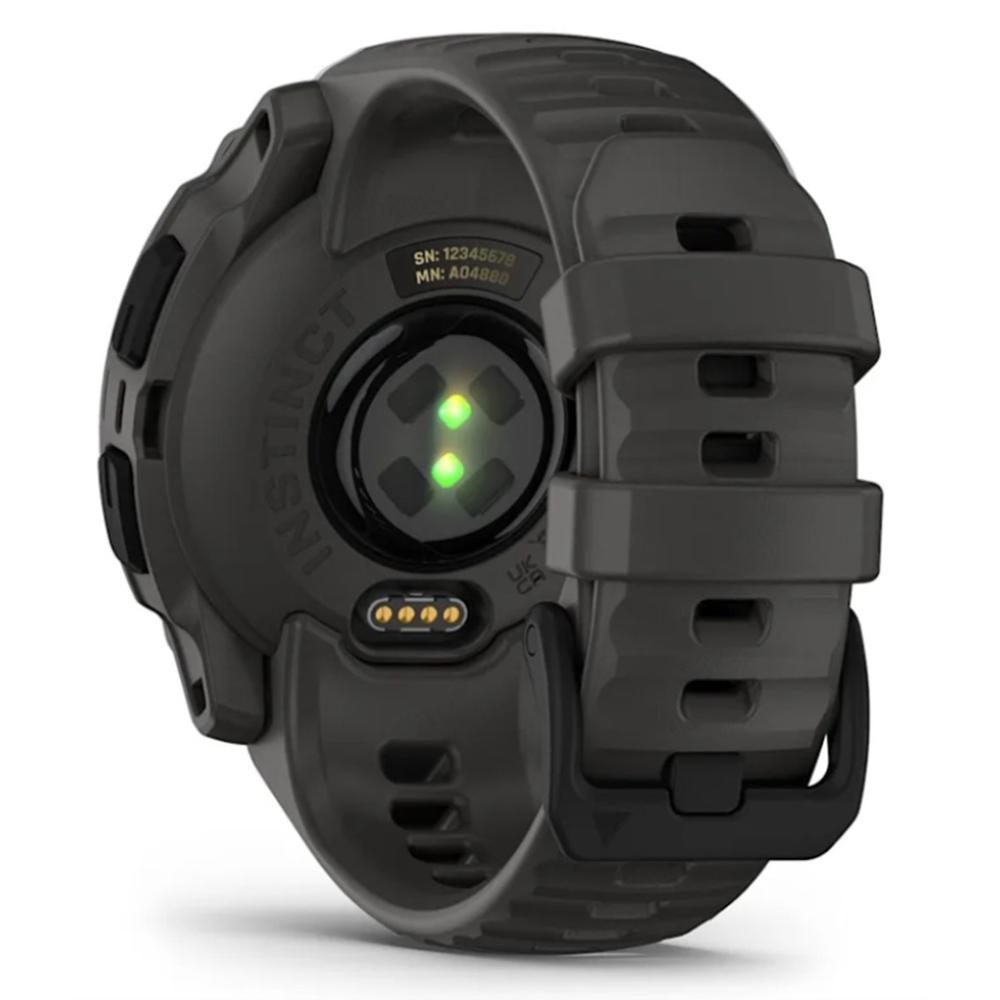 Garmin Instinct E 40 mm Negro Correa Carbón 0,86 pulgadas MIP GPS 14 días 10ATM Smartwatch