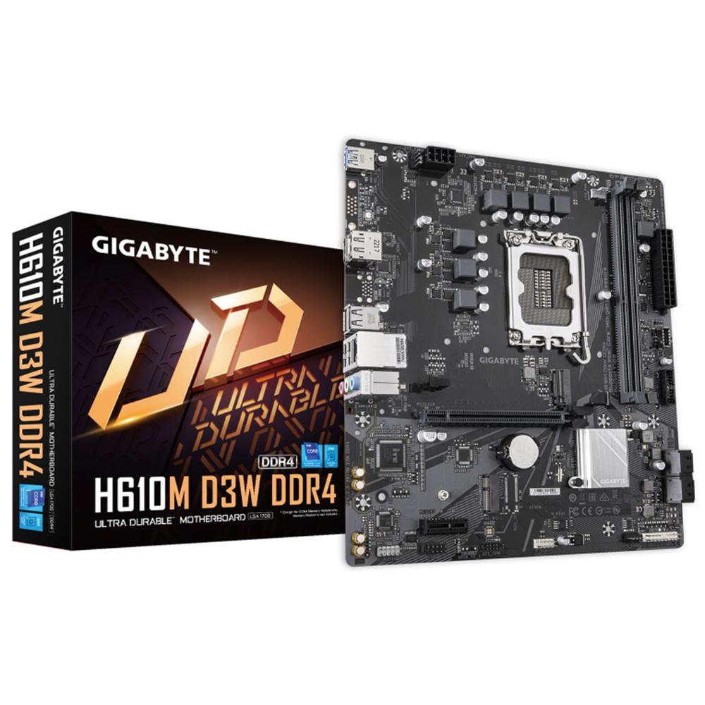 Placa base Gigabyte h610m d3w DDR4 mATX 2x DDR4