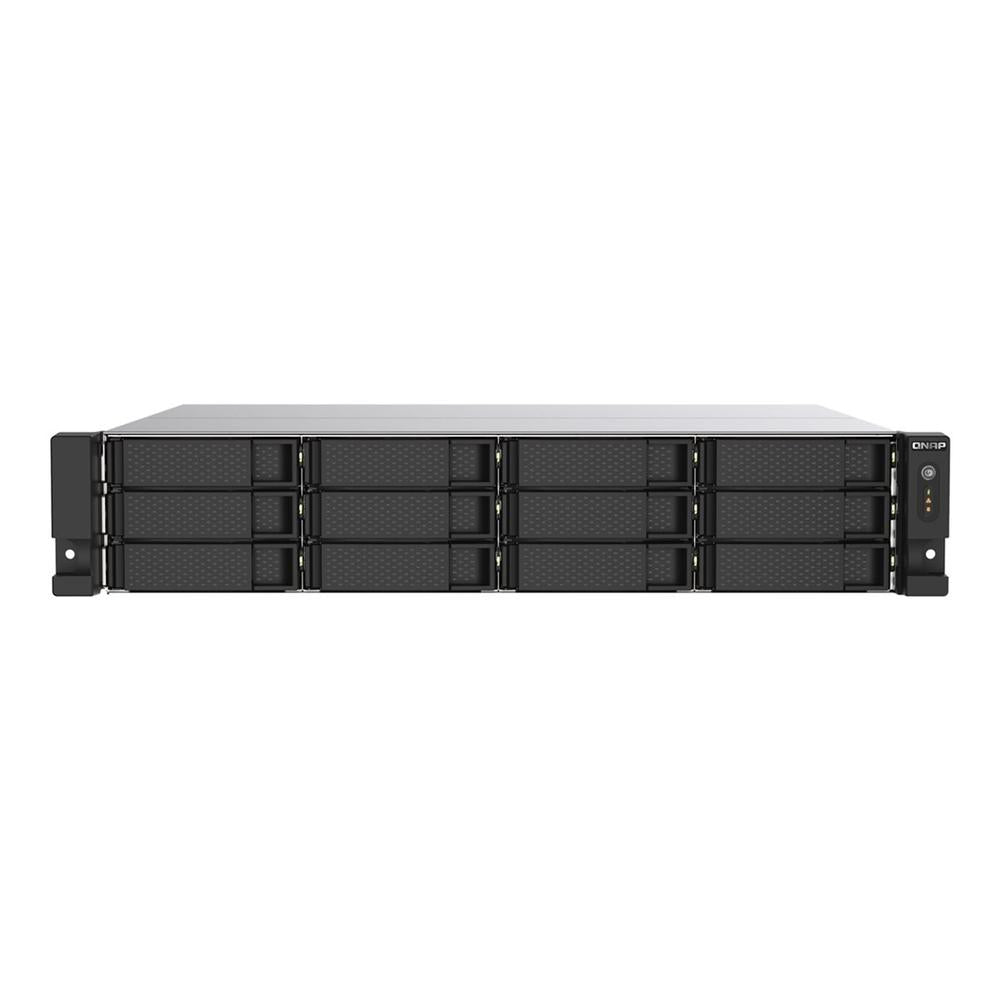 Servidor nas Qnap ts - 1273au - rp - 8g 12 bahias 2u rack 8GB gigabit ethernet