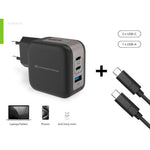Cargador de pared Conceptronic althea17b 67w 2x USB tipo c 1x USB tipo a