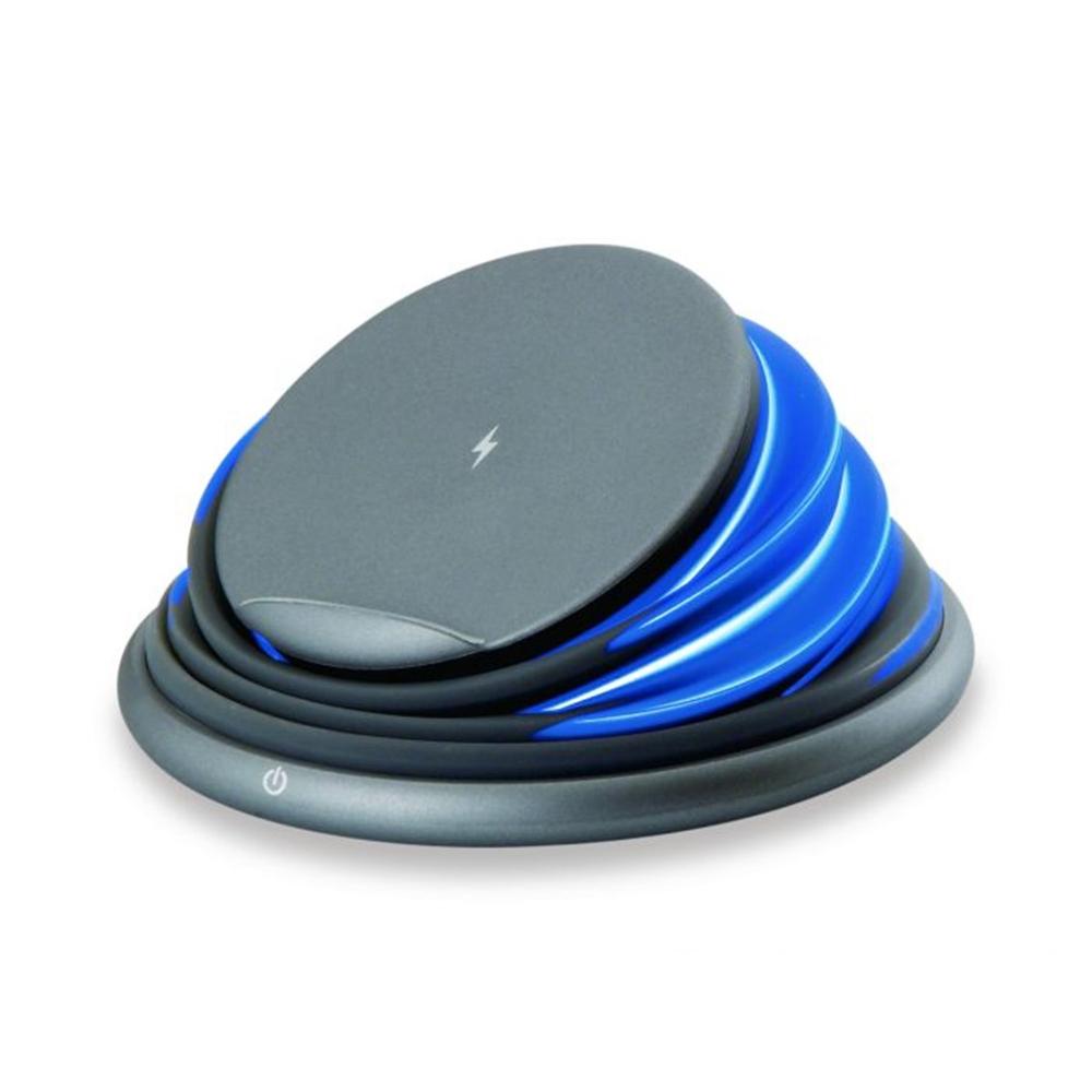 Cargador inalámbrico Conceptronic gorgon02g qi 10w gris