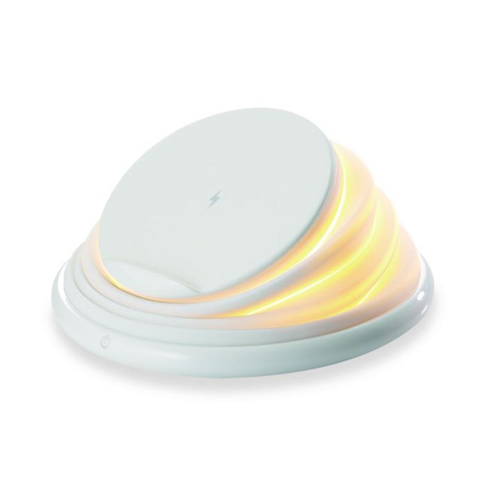 Cargador inalámbrico Conceptronic gorgon02w qi 10w blanco