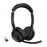 Auriculares Jabra evolve2 55 ms stereo inalámbrico negro