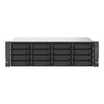 Servidor nas qnap ts - 1673au - rp - 16g 16 bahias 3u rack 16gb gigabit ethernet