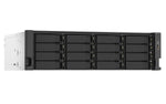 Servidor nas qnap ts - 1673au - rp - 16g 16 bahias 3u rack 16gb gigabit ethernet