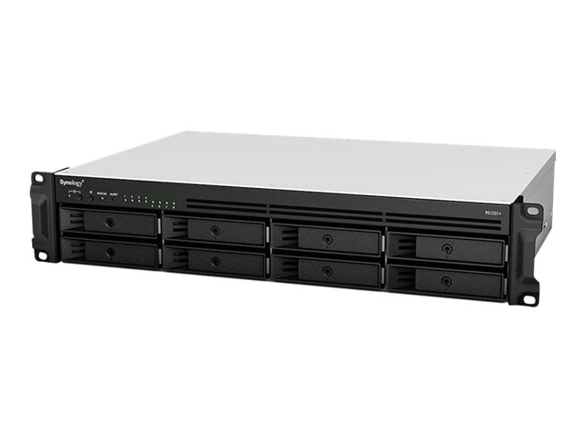 Servidor nas Synology rs1221+ 8 bahias 2u rack gigabit ethernet