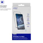 Carcasa Myway para apple iphone 14 pro transparente + protector pantalla cristal templado