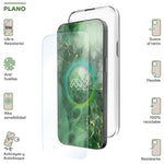 Carcasa Myway para apple iphone 16 transparente + protector pantalla cristal templado