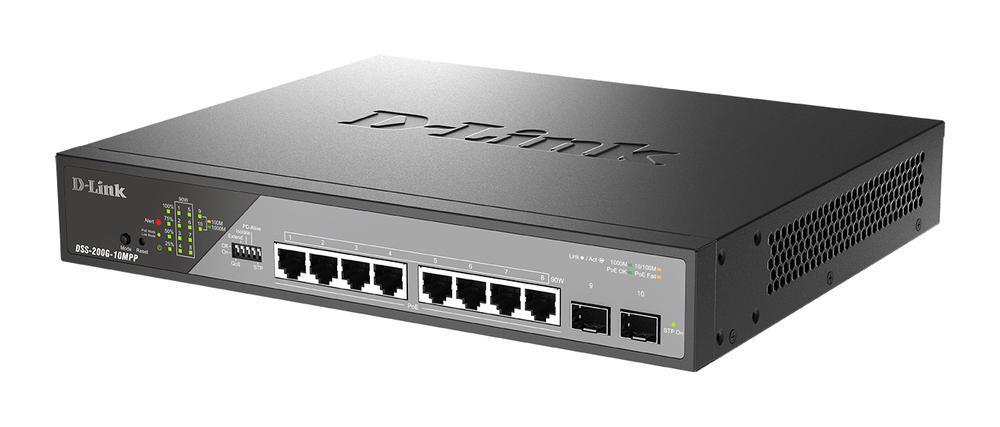 Switch d - link dss - 200g - 10mpp - e 10 puertos