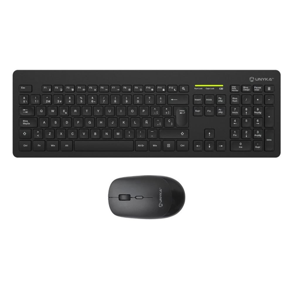 Teclado + ratón Unykach mk212 pro slim inalámbrico