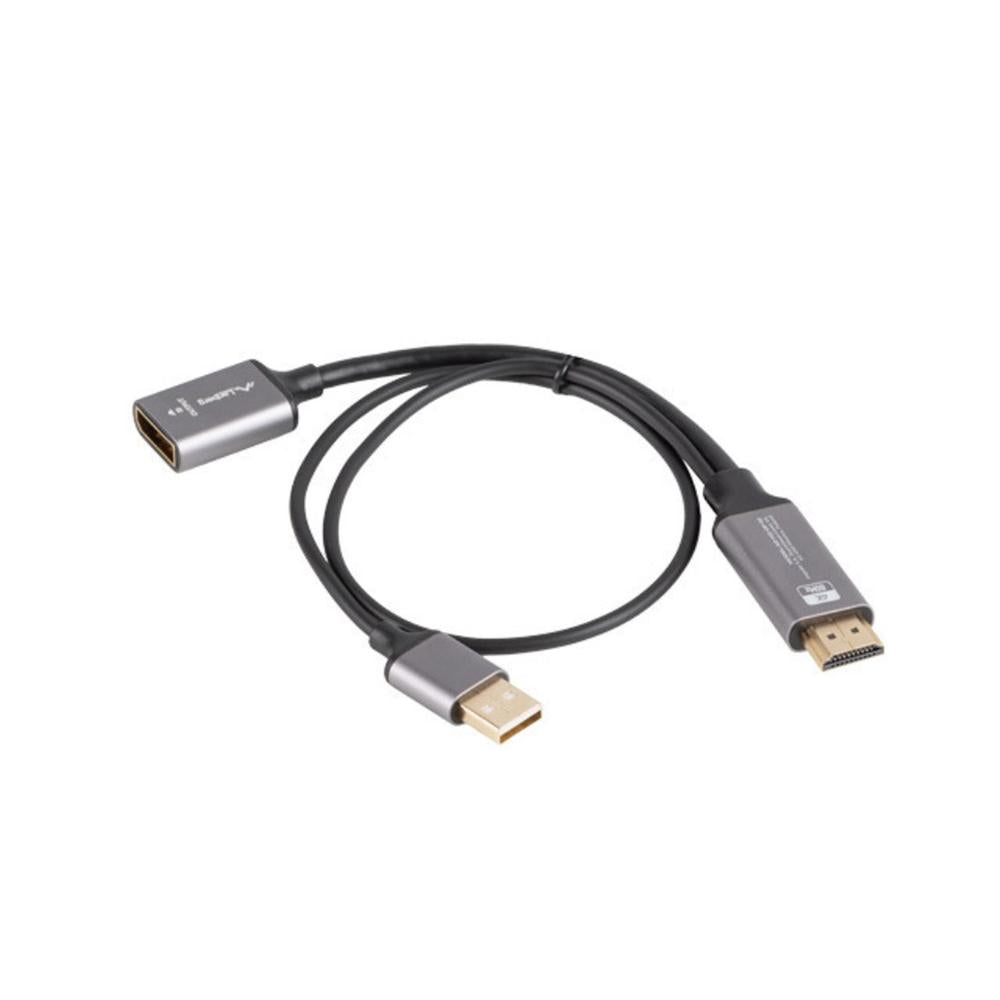 Adaptador 4K HDMI · USB tipo a a displayport Lanberg 20cm · macho - hembra