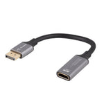Adaptador 8K displayport a HDMI Lanberg 20cm · macho - hembra