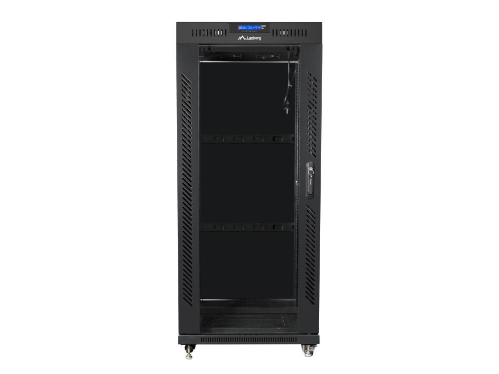 Armario lanberg 19 pulgadas 27u 600x600 negro