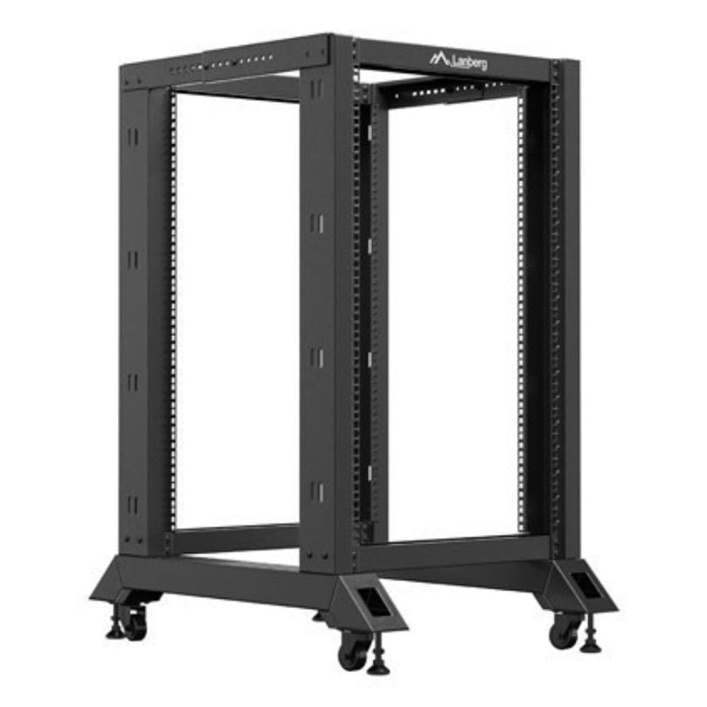 Armario Lanberg abierto rack 19 pulgadas 18u · 600x800 negro