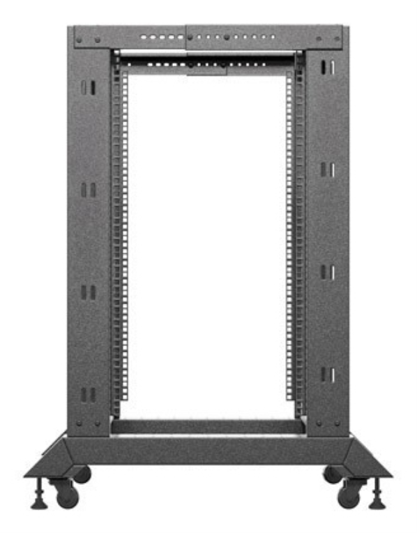 Armario Lanberg abierto rack 19 pulgadas 18u · 600x800 negro
