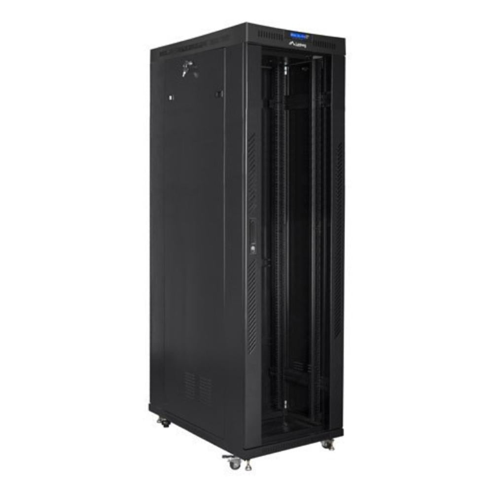 Armario lanberg 19 pulgadas 42u 600x1200 negro