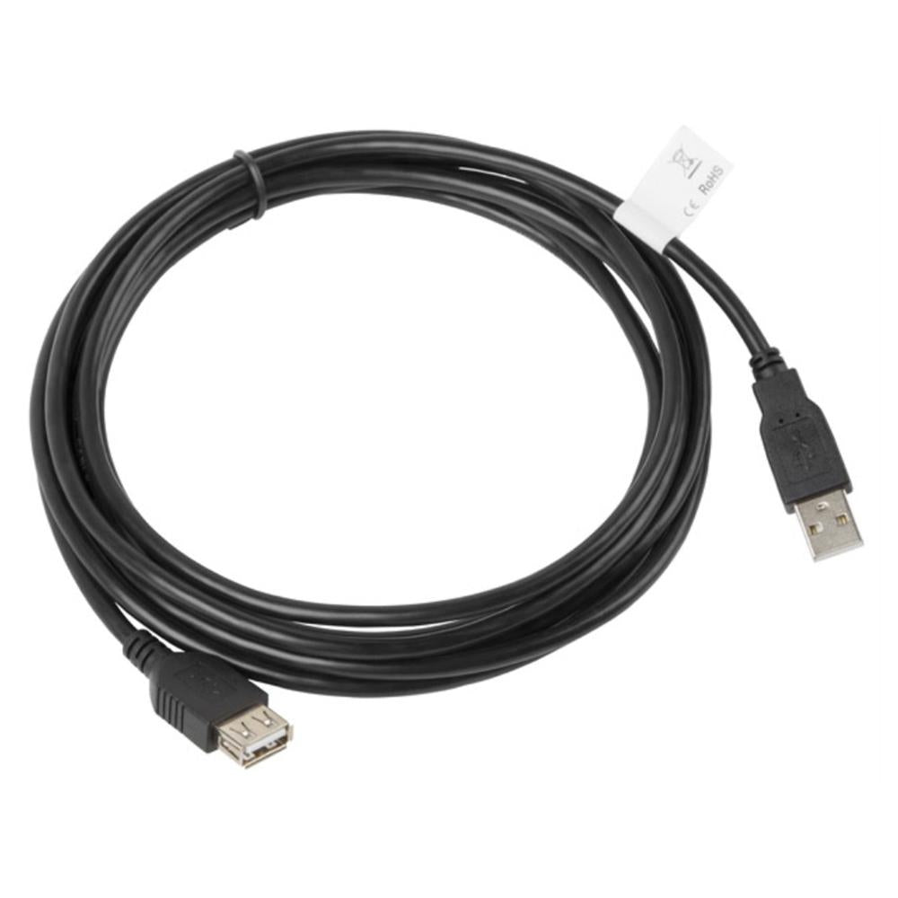 Cable alargador lanberg usb 2.0 macho - hembra (Ref: DSP0000032047)
